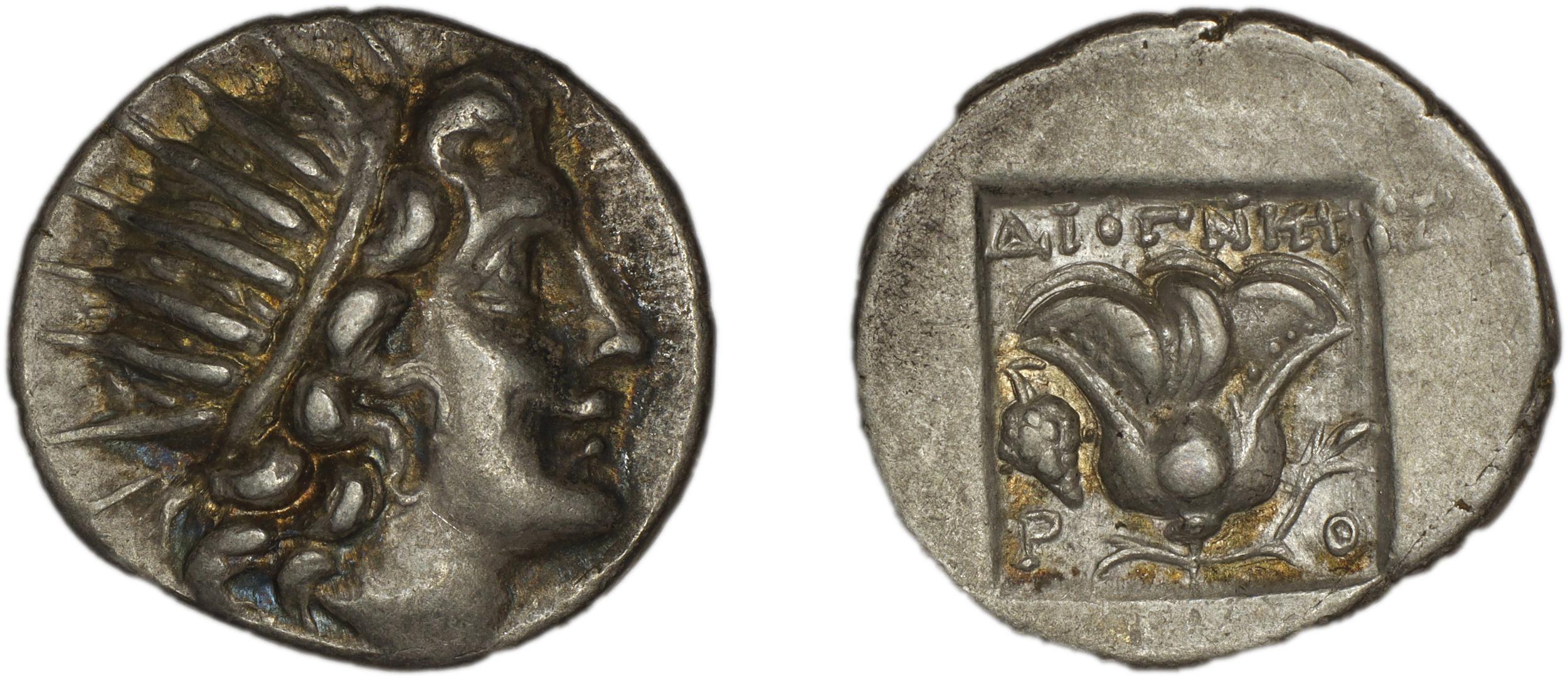 Rhodes Jenkins 1989 Group D drachms, аверс, bm