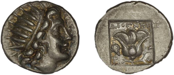 Rhodes Jenkins 1989 Group D drachms, реверс, bm