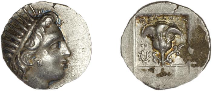 Rhodes Jenkins 1989 Group D drachms, реверс, bm