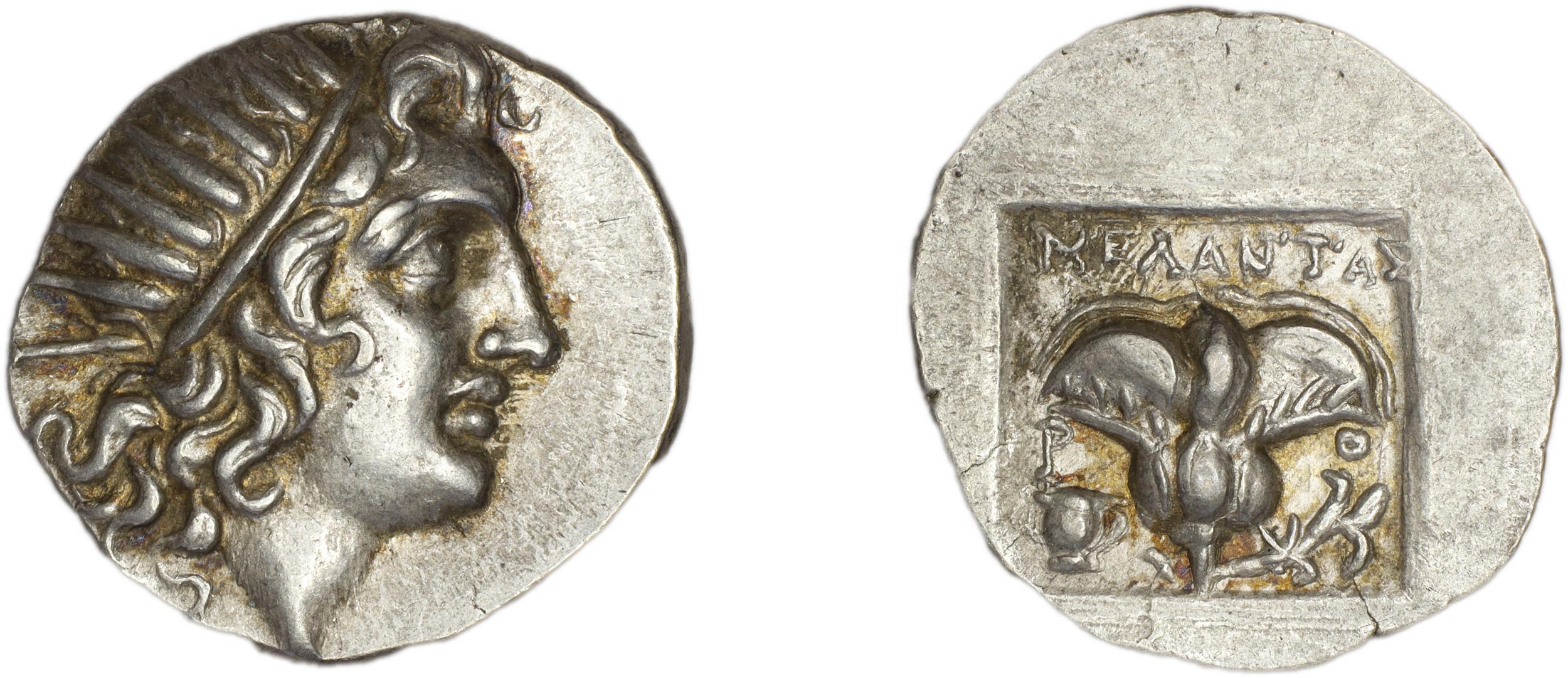 Rhodes Jenkins 1989 Group D drachms, аверс, bm
