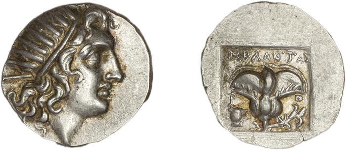 Rhodes Jenkins 1989 Group D drachms, реверс, bm