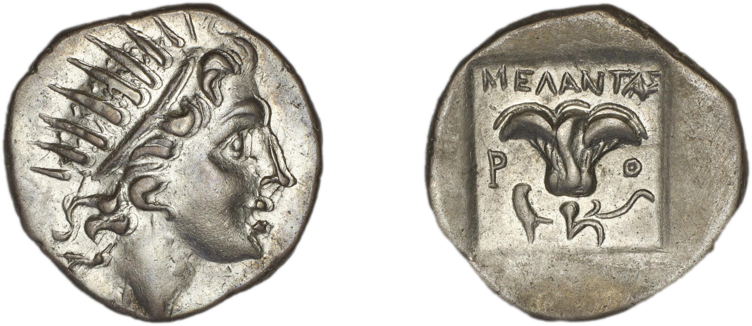 Rhodes Jenkins 1989 Group D drachms, аверс, bm