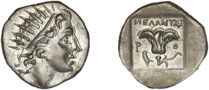 Rhodes Jenkins 1989 Group D drachms, реверс, bm