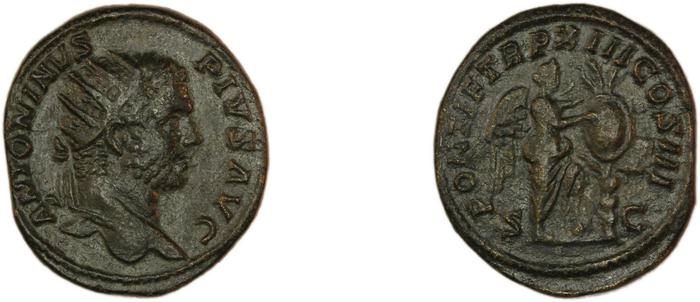 реверс RIC IV Caracalla 455