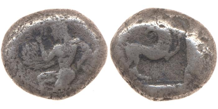 реверс Uncertain Carian mint B British Museum 1977.6.1.1