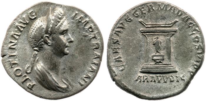 RIC II Trajan 733, реверс, bm