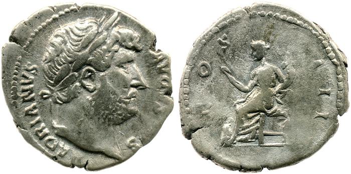 RIC II, Part 3 (second edition) Hadrian 854, реверс, bm
