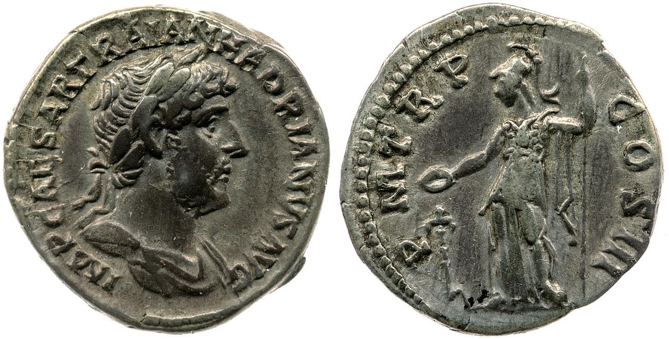 RIC II, Part 3 (second edition) Hadrian 581, аверс, bm