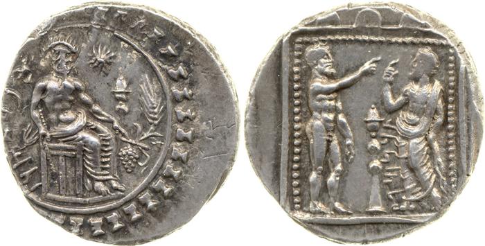 Tarkumuwa, satrap of Cilicia Tarsus Moysey 1986 Issue 5, реверс, bm