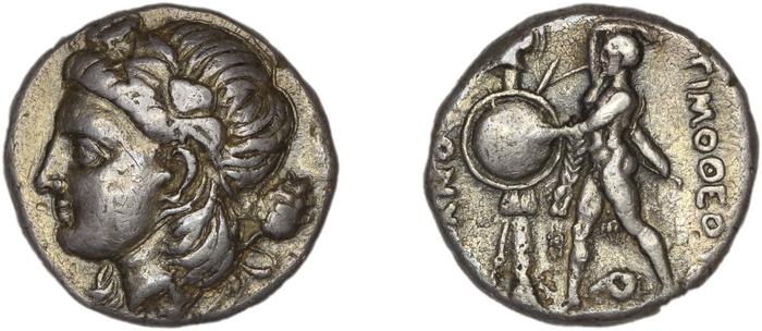 Timotheus of Heracleia Heracleia Pontica Waddington 1908 33-37, реверс, bm