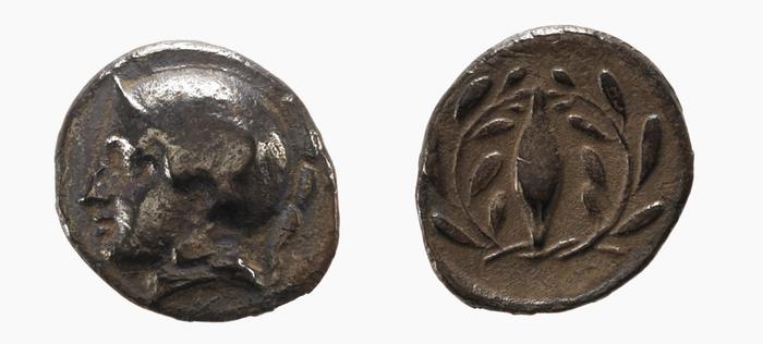 Elaea SNG von Aulock 1602-1603, реверс, bm