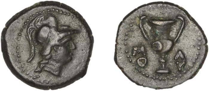 Methymna Franke 1975 25, реверс, bm
