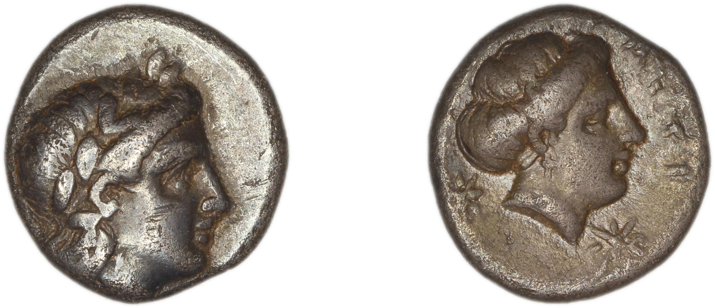 Mytilene Babelon 1910 2237-8, аверс, bm