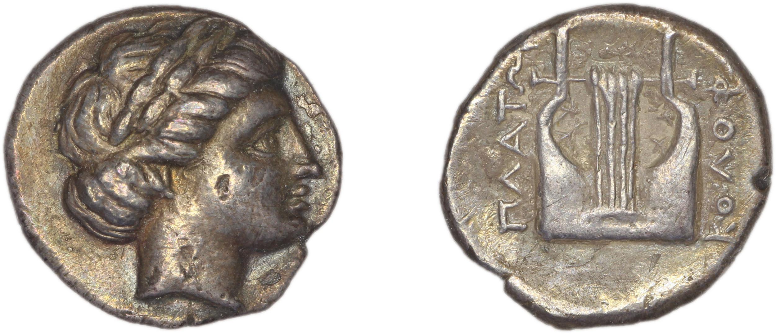 аверс Colophon Kinns 1980 Period II, AR IV