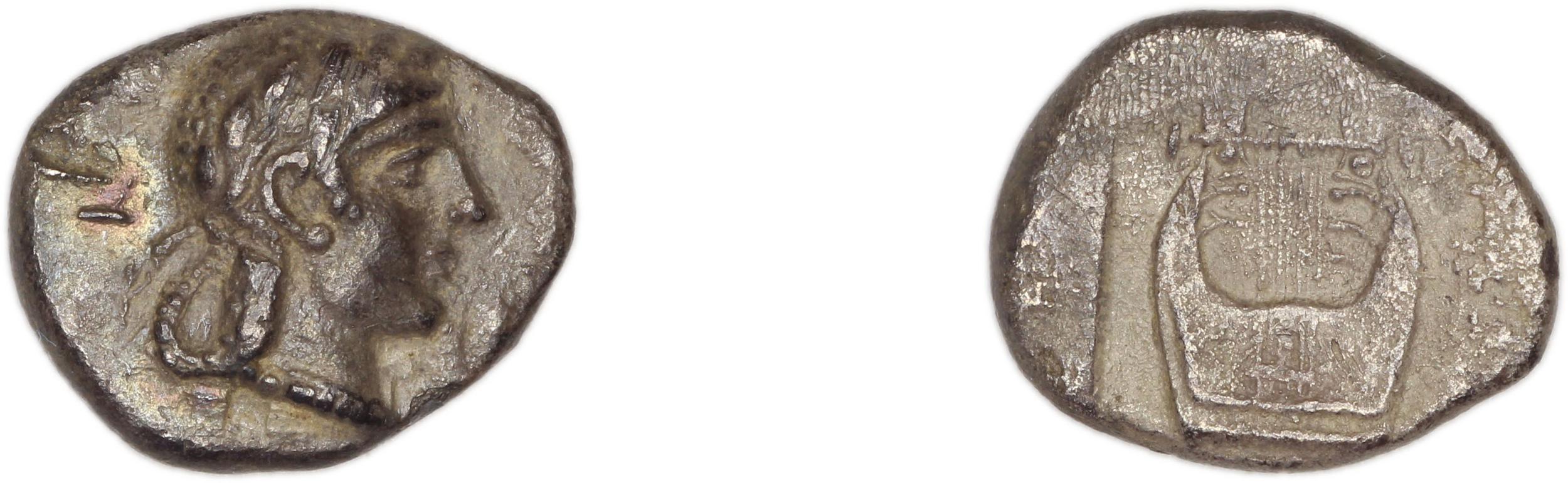 Colophon Milne 1941 Period II, drachms and obols, аверс, bm