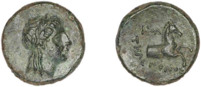 Colophon Kinns 1980 Period II, AE 16, реверс, bm