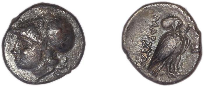 Lebedus Kinns 1980 Period I, AR IA, реверс, bm