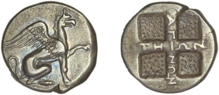 Teos Kinns 1980 Period I.1, AR II, реверс, bm