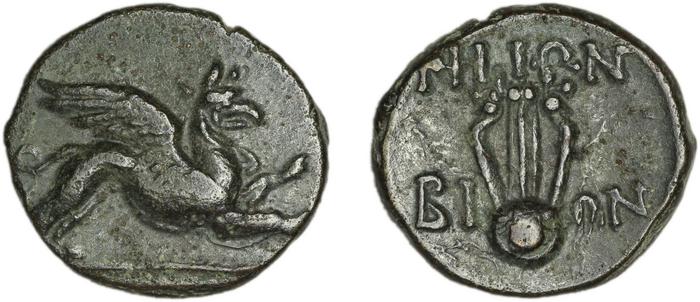 Teos Kinns 1980 Period II, AE 10, реверс, bm