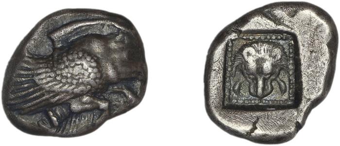 reverse Samos Barron 1966 Lyd-Mil drachms