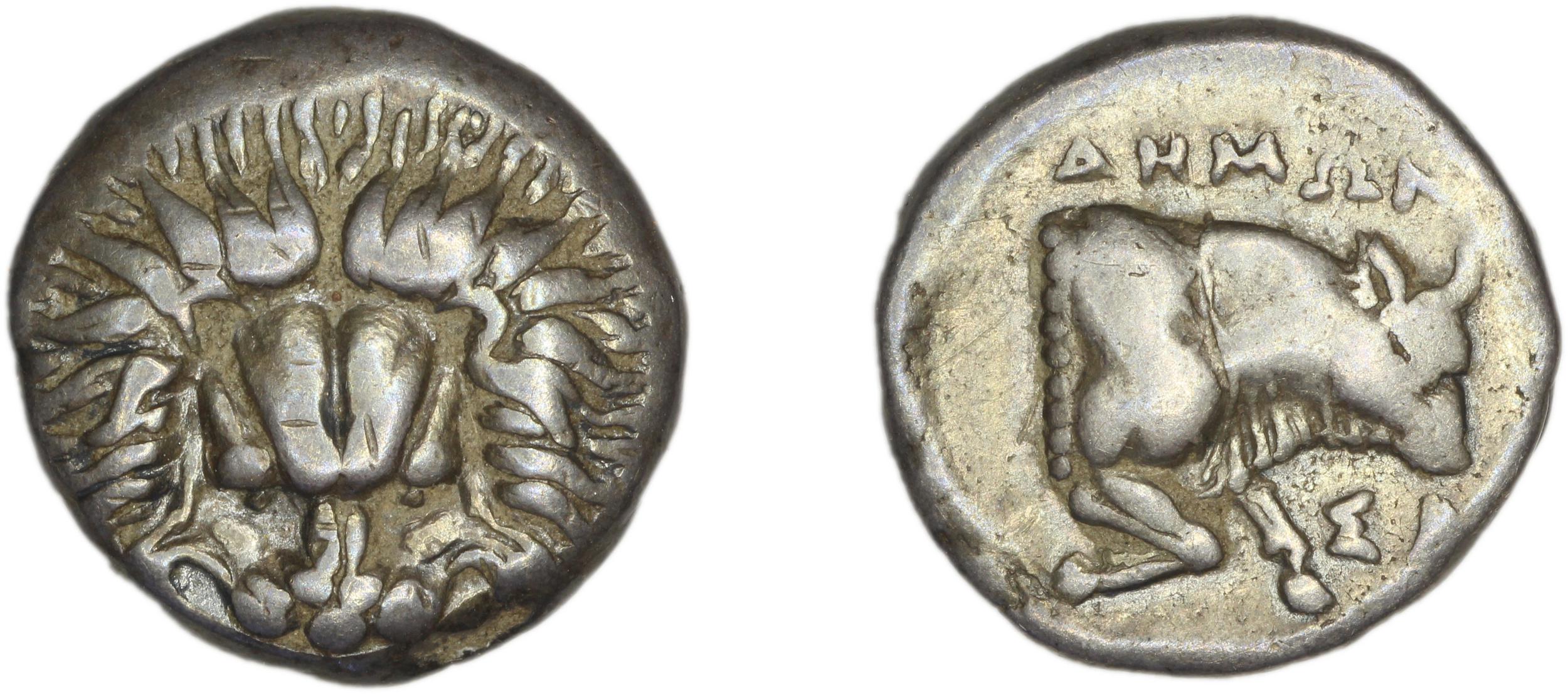 Samos Barron 1966 Class X drachms, аверс, bm