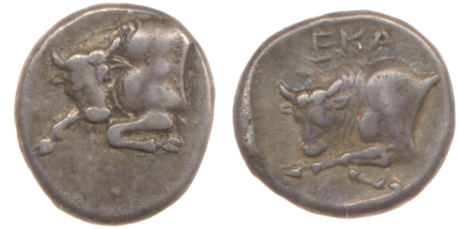 Hecatomnus of Caria Mylasa Konuk 1998 A4, аверс, bm
