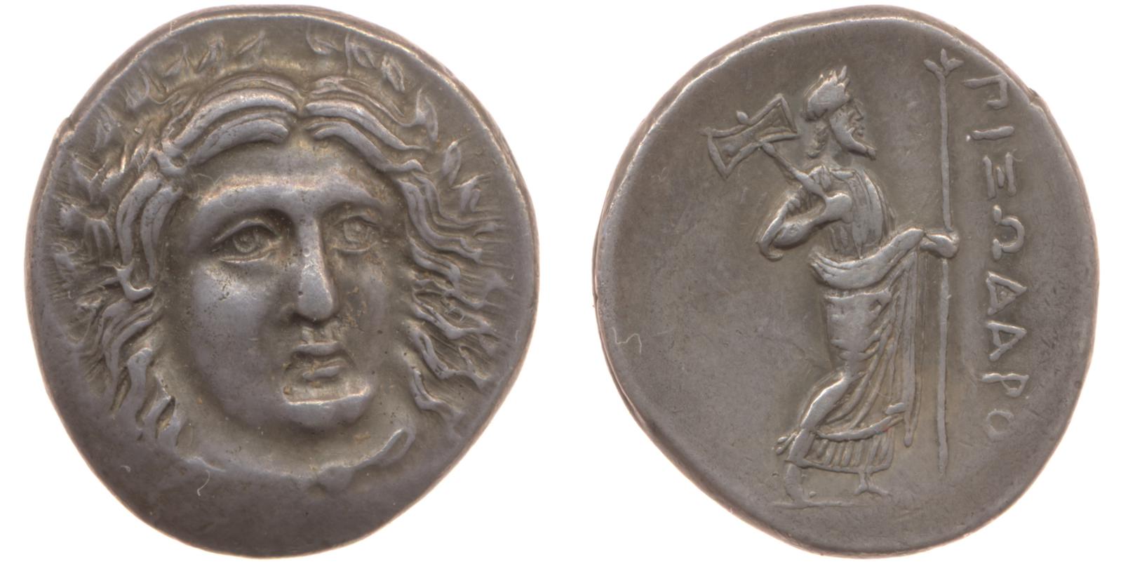 Pixodarus of Caria Halicarnassus Konuk 1998 A1, аверс, bm