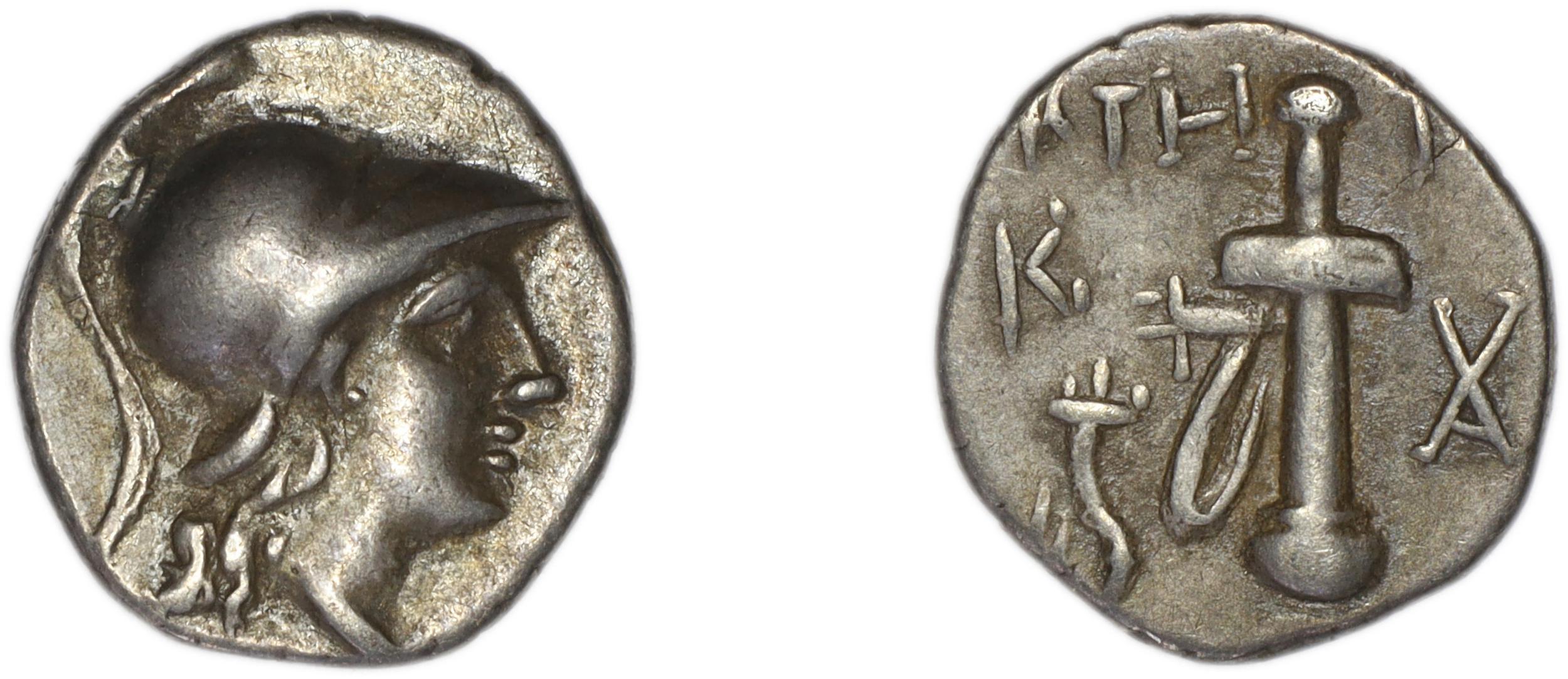 Caunus Ashton 1999 p. 142-5, 1-93, аверс, bm
