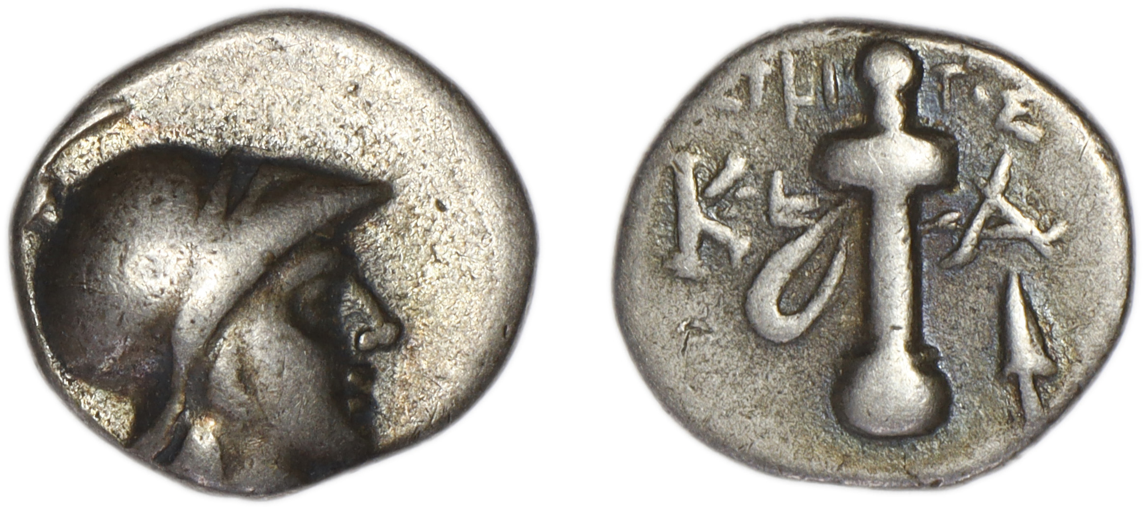 Caunus Ashton 1999 p. 142-5, 1-93, аверс, bm