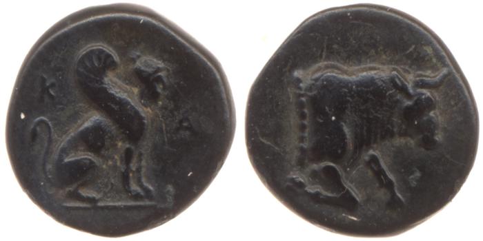 Caunus Konuk 1998 pl. 50, B, реверс, bm