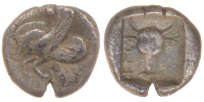 Chersonesus, Caria Cahn 1970 Series C.25, реверс, bm