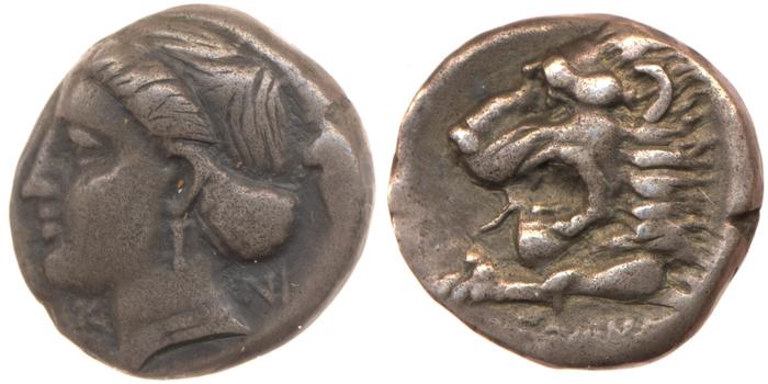 реверс Cnidus Ashton 1999 Series B didrachms