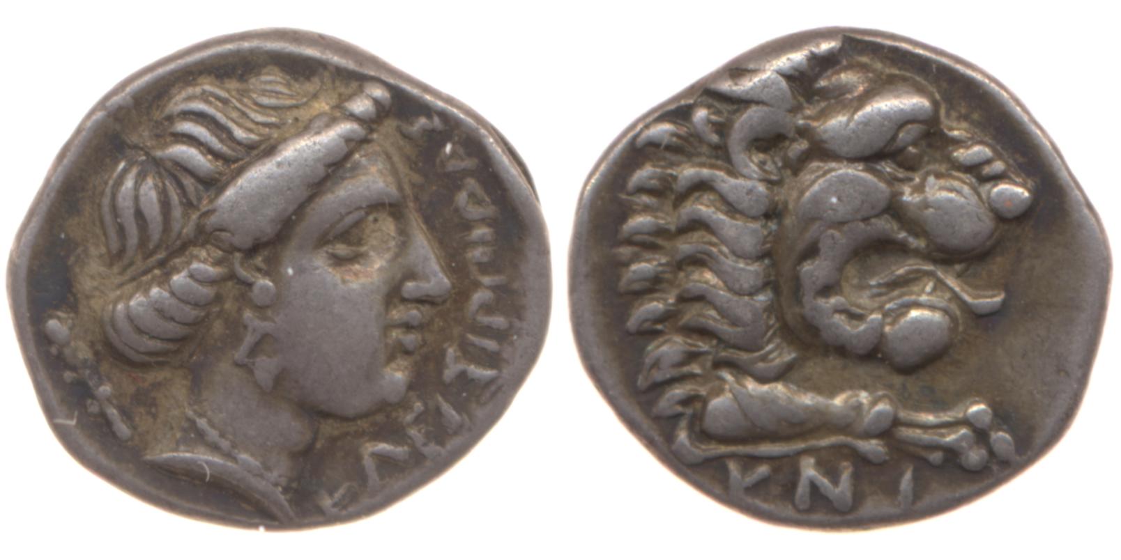 Cnidus Ashton 1999 Hemidrachms, аверс, bm