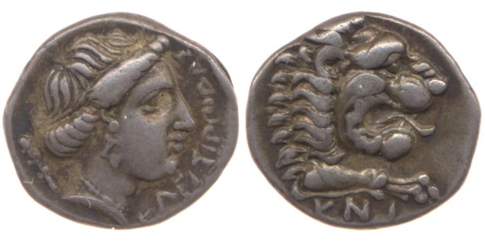 Cnidus Ashton 1999 Hemidrachms, реверс, bm