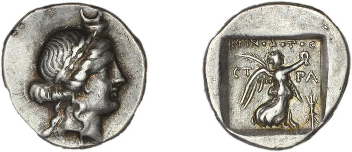 Stratoniceia Meadows 2002 Group 2 drachm, реверс, bm