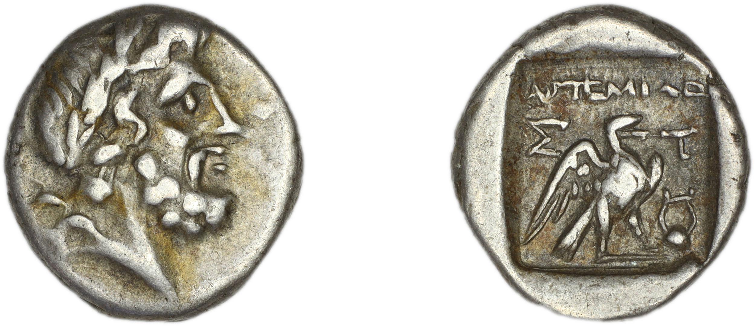 Stratoniceia Meadows 2002 Group 2 hemidrachm, аверс, bm