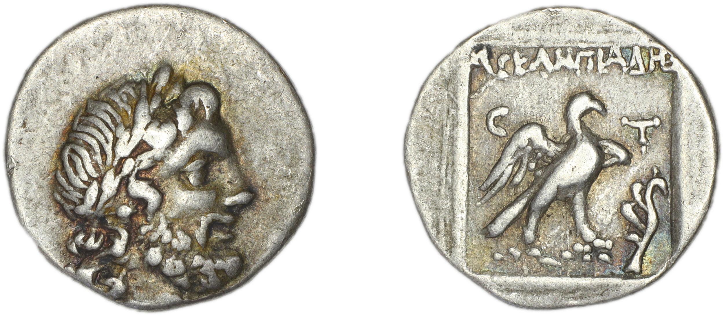obverse Stratoniceia Meadows 2002 Group 2 hemidrachm