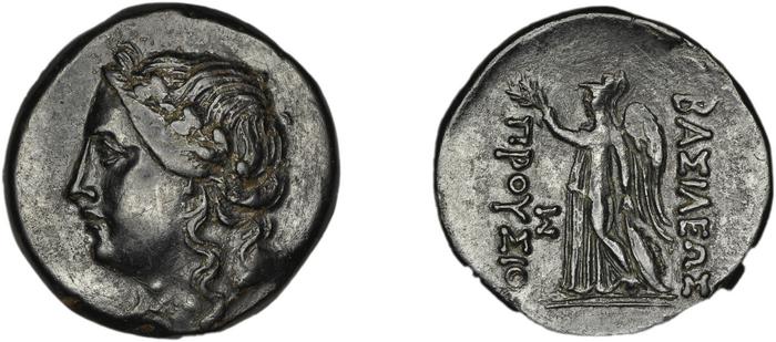 Prusias I of Bithynia Bithynia Waddington 1908 16, реверс, bm