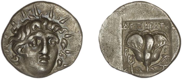 Rhodes Jenkins 1989 Group D hemidrachms, реверс, bm