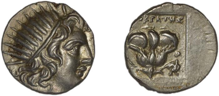 Rhodes Jenkins 1989 Group D drachms, реверс, bm