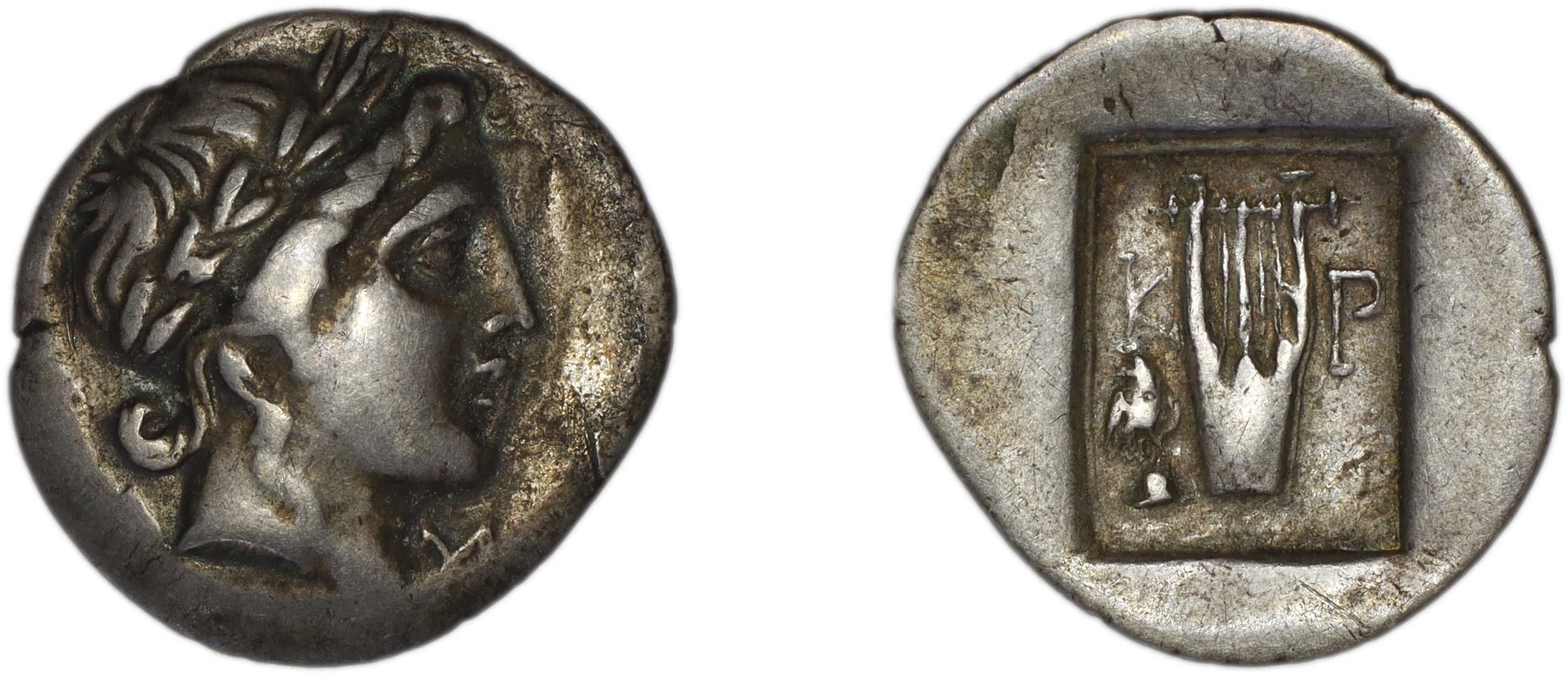 Lycian League Cragus Troxell 1982 4.93, аверс, bm