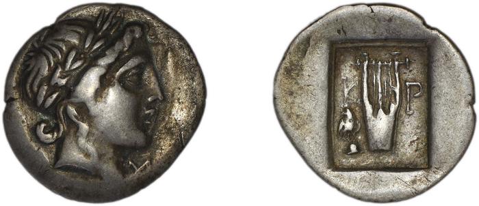 Lycian League Cragus Troxell 1982 4.93, реверс, bm