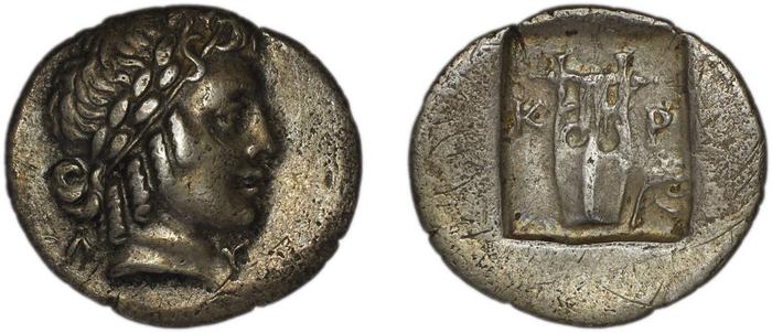 Lycian League Cragus Troxell 1982 4.89, реверс, bm