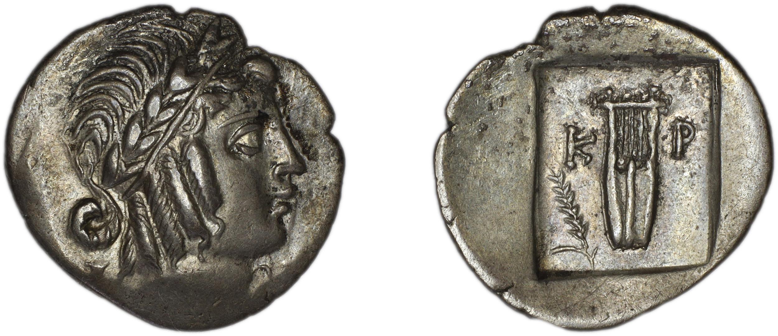 Lycian League Cragus Troxell 1982 4.106, аверс, bm