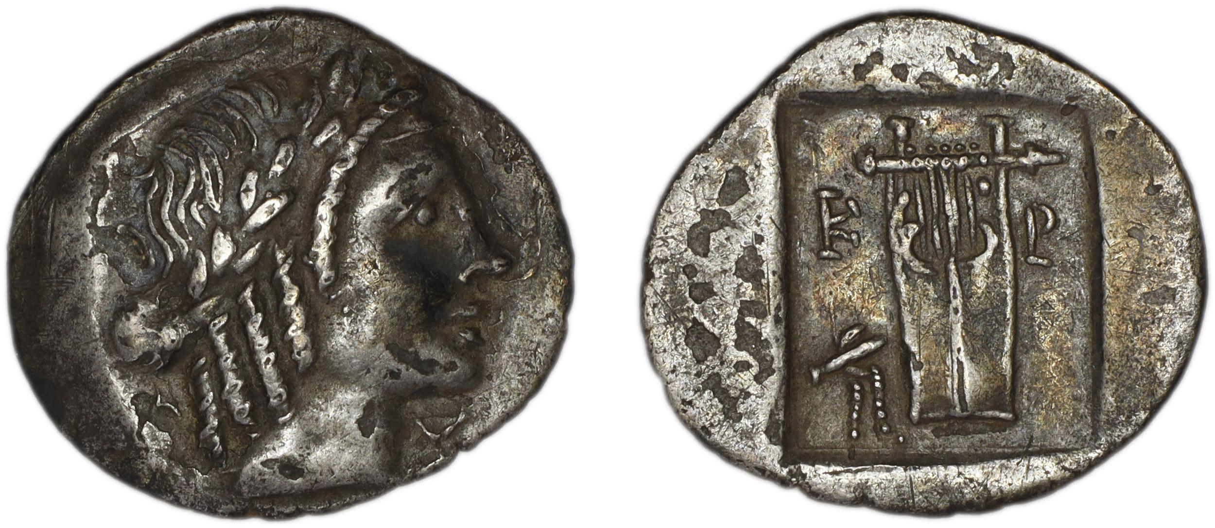 Lycian League Cragus Troxell 1982 4.104, аверс, bm