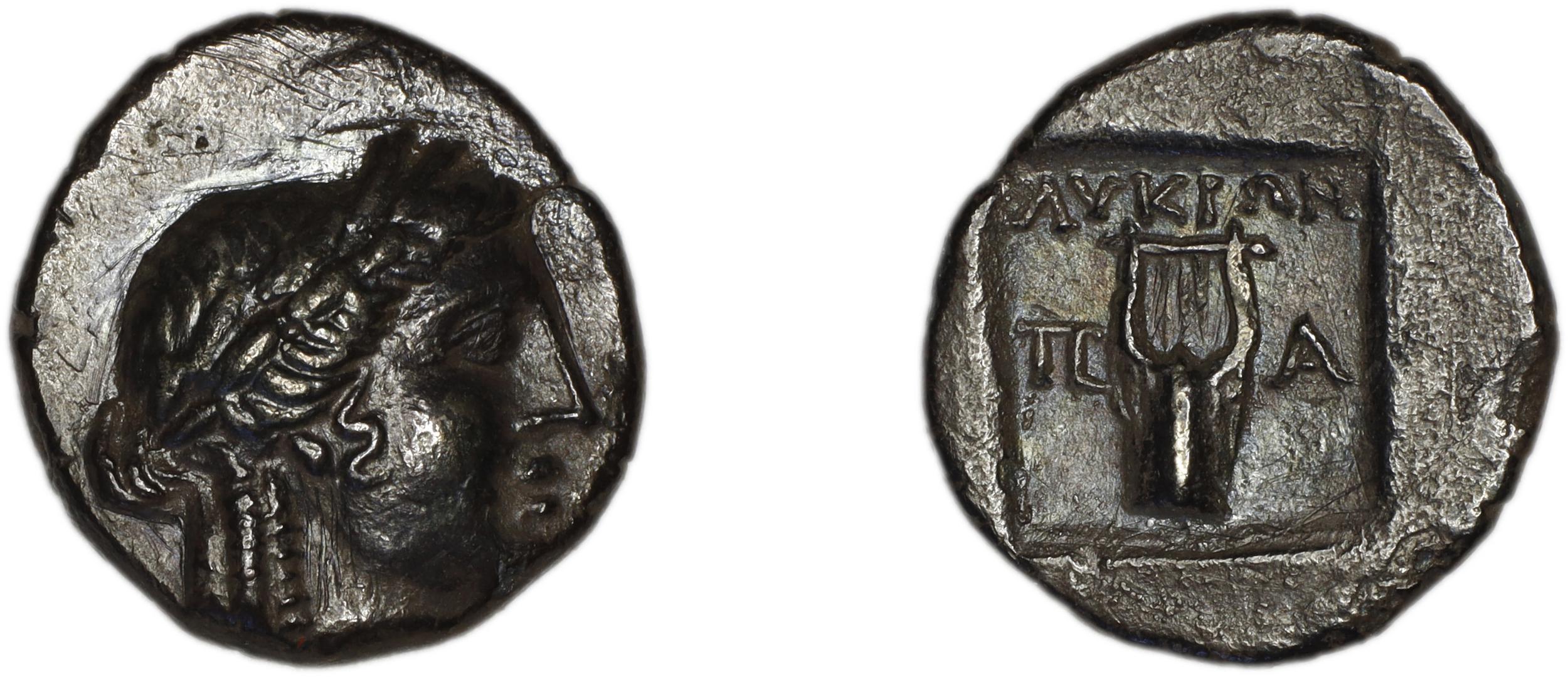аверс Lycian League Patara Troxell 1982 2.19