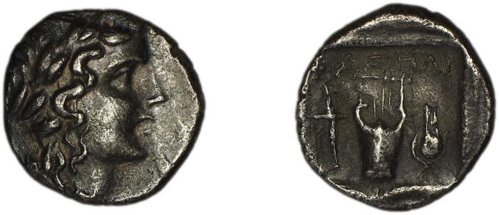 Lycian League Phaselis Troxell 1982 2.47, реверс, bm