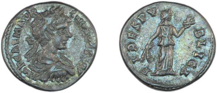 RIC IV Caracalla 334, реверс, bm