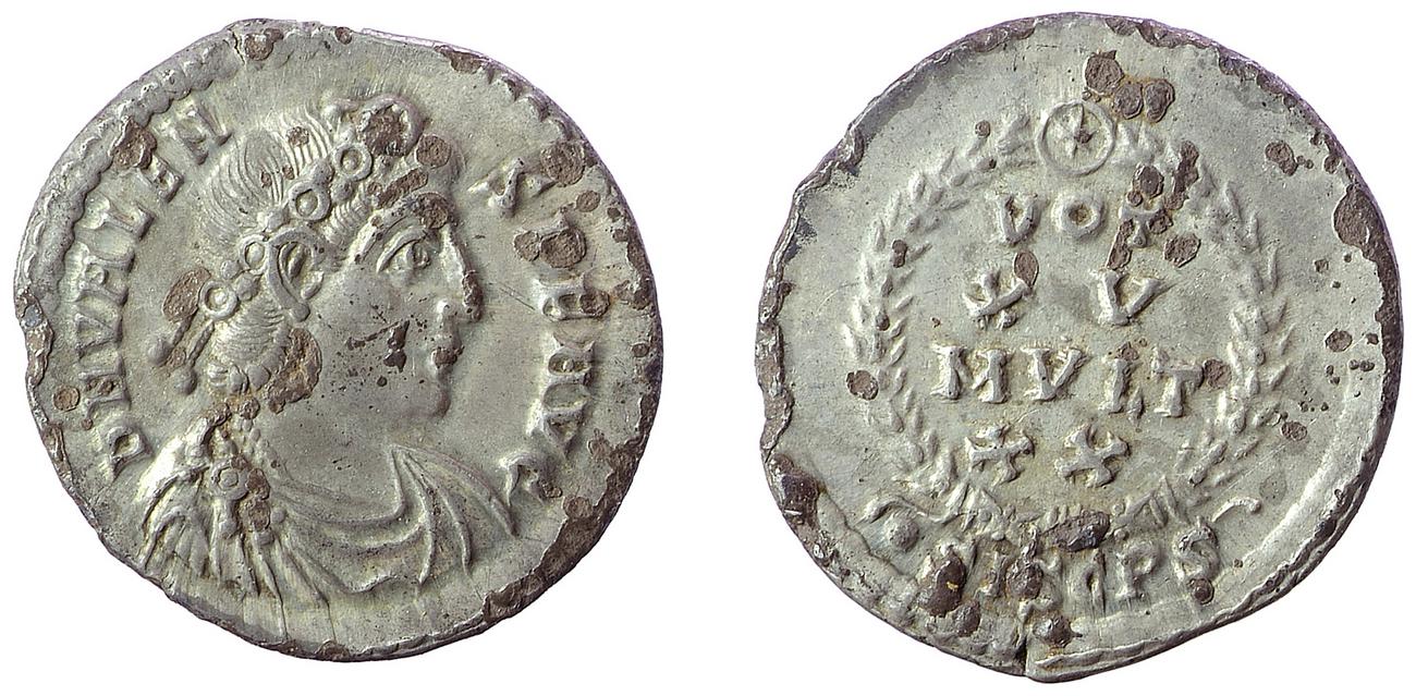 RIC IX Siscia 19B, аверс, bm