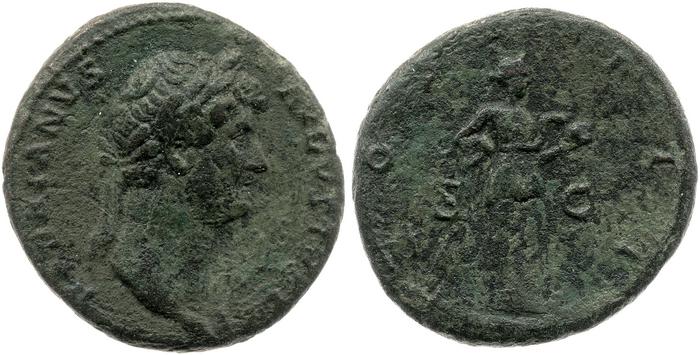 RIC II, Part 3 (second edition) Hadrian 975, реверс, bm